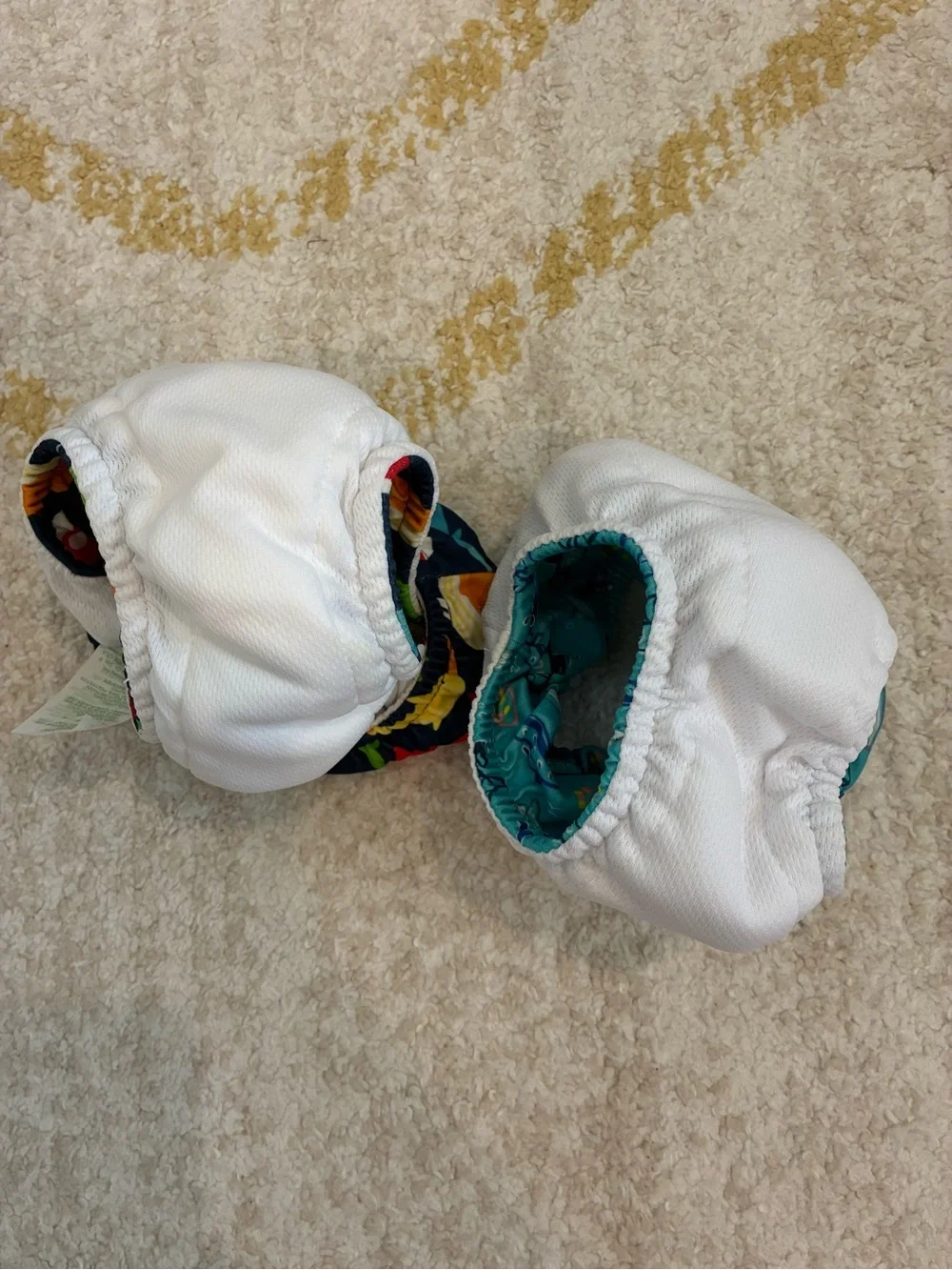 Baby Swim Diaper Set - Whale & Submarine Prints 6-12 months